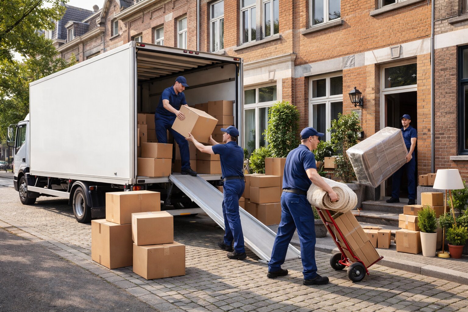 Déchargement déménagement